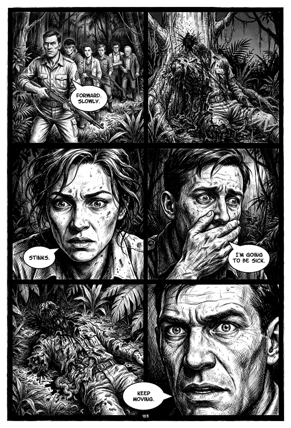 No Dawn for the Living — interior artwork